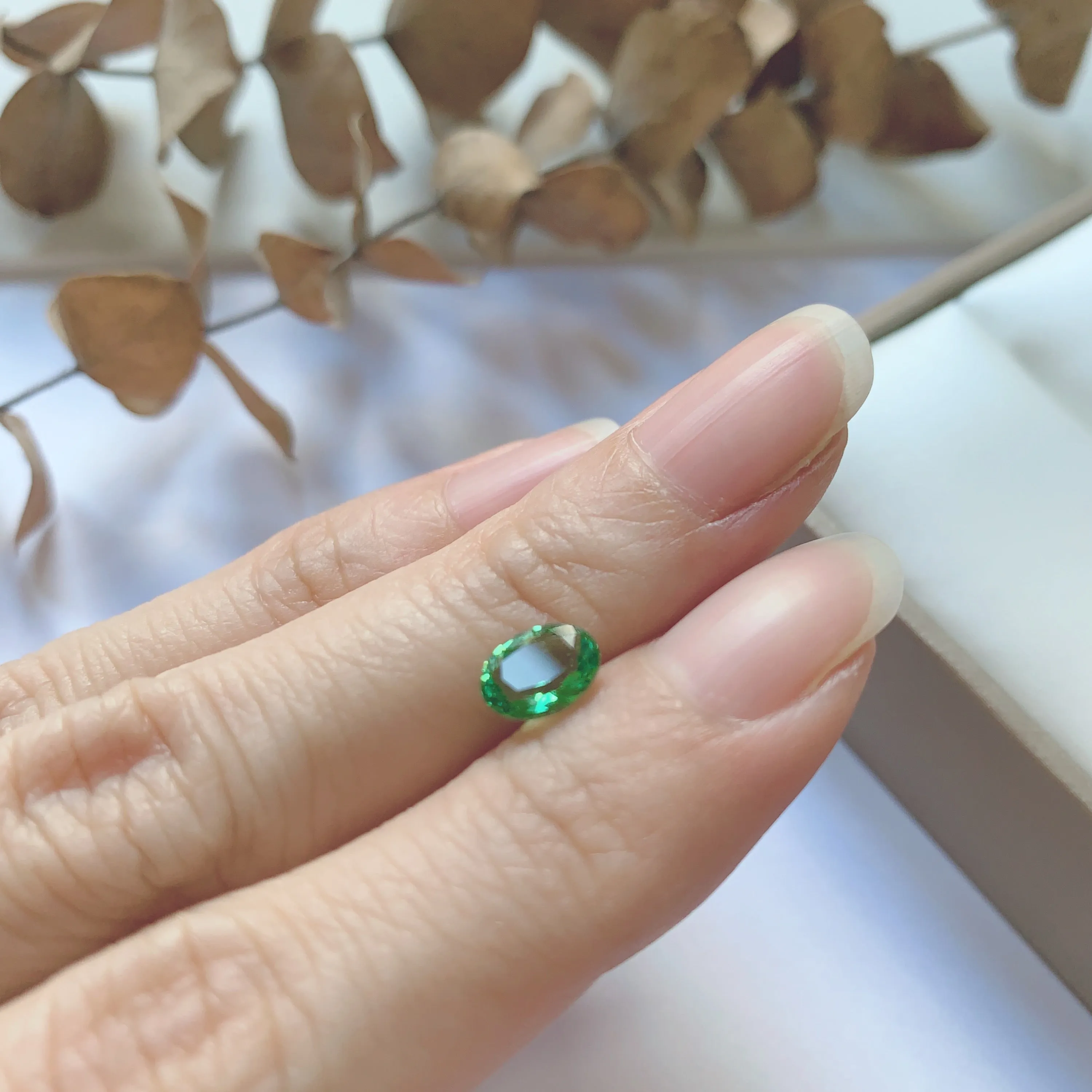 1.05ct Oval Natural Tsavorite Garnet No.12023
