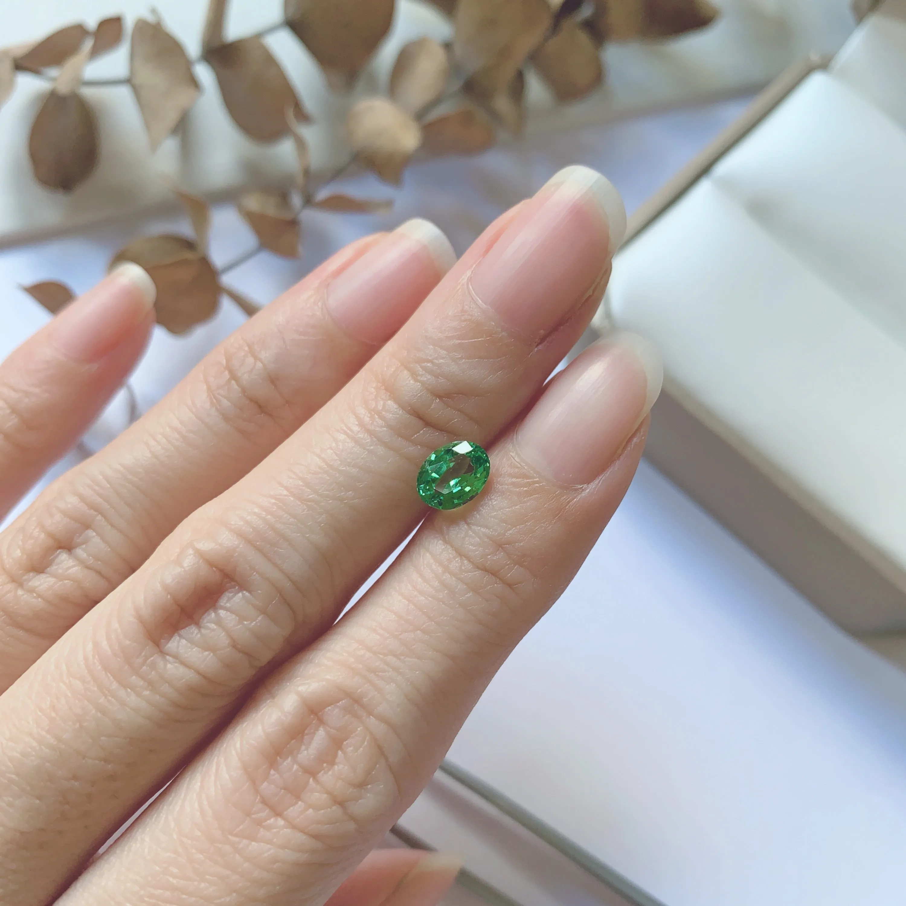 1.05ct Oval Natural Tsavorite Garnet No.12023