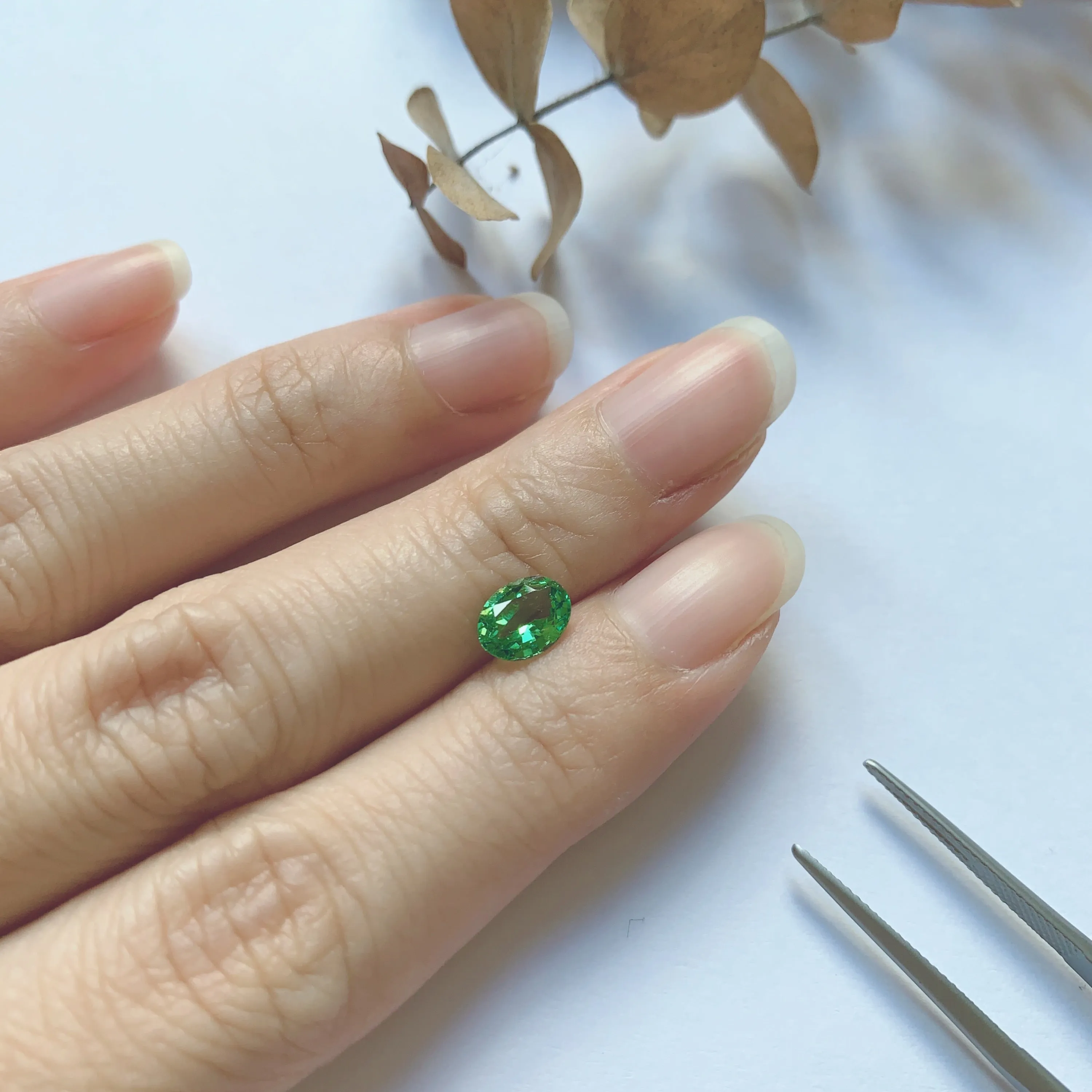 1.05ct Oval Natural Tsavorite Garnet No.12023
