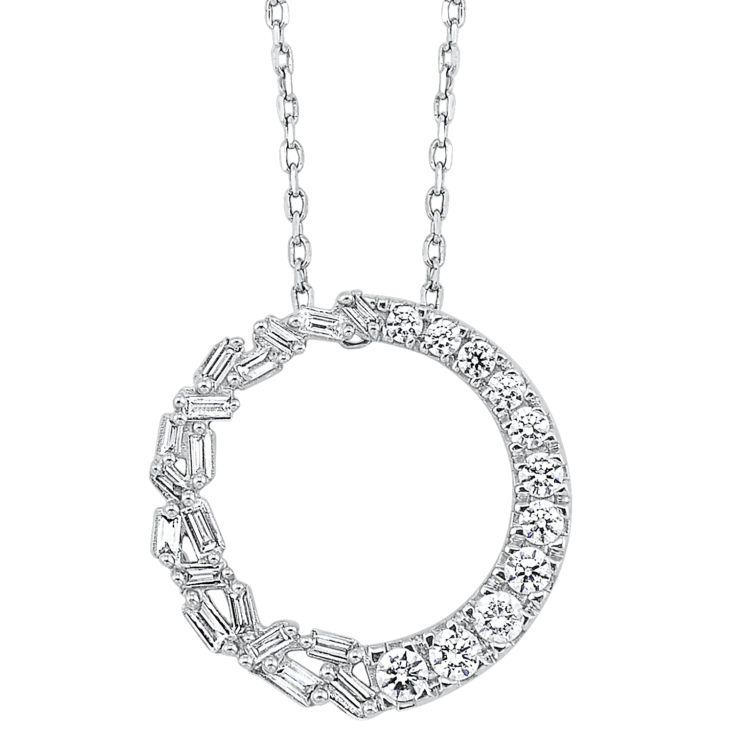 14K Diamond Pendant 3/8 ctw
