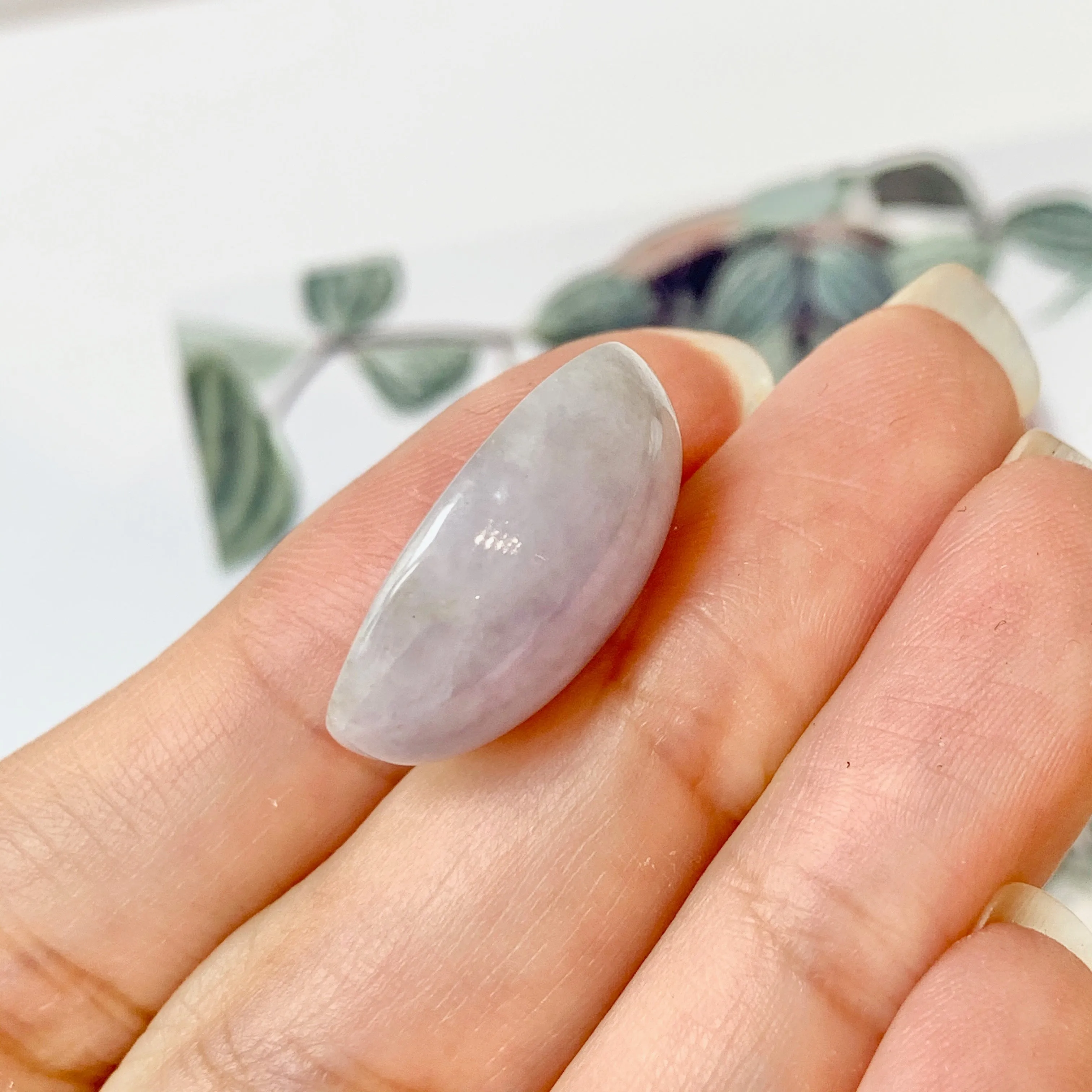 26.75ct A-Grade Natural Jadeite Cabochon No.130139