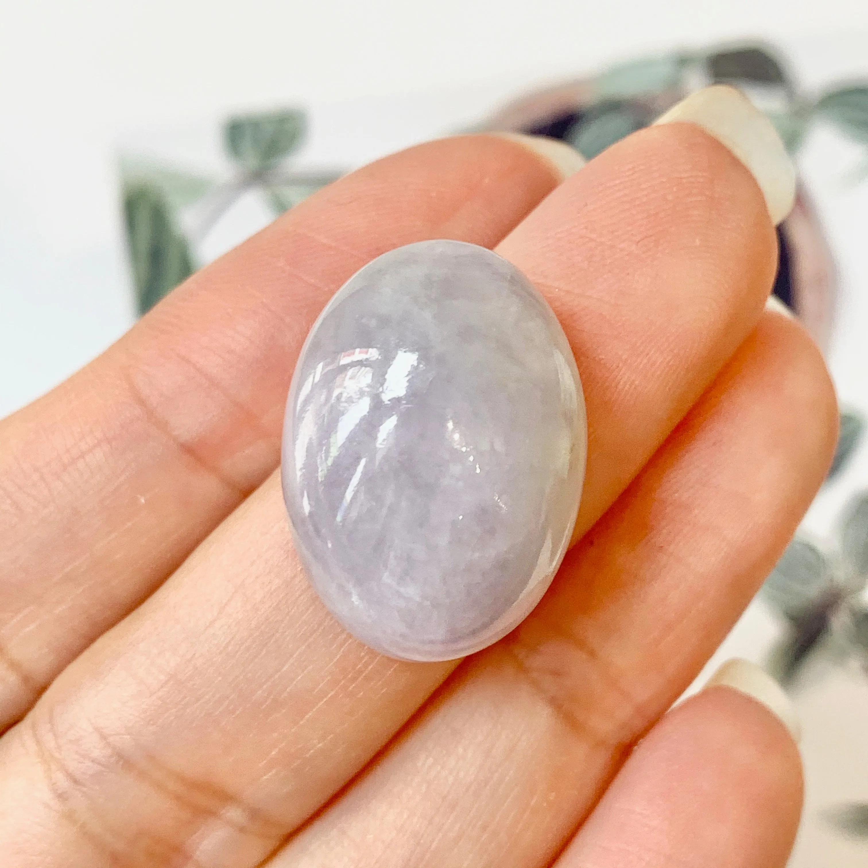 26.75ct A-Grade Natural Jadeite Cabochon No.130139