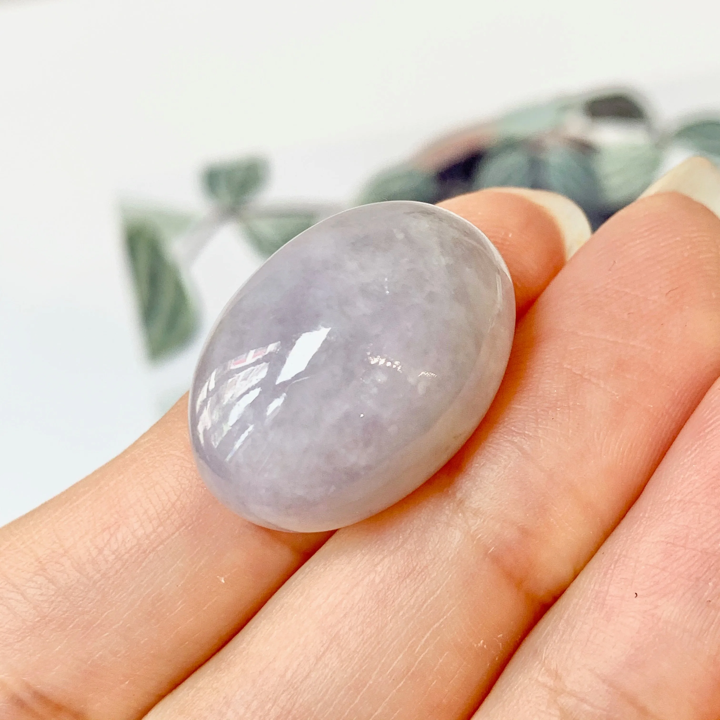 26.75ct A-Grade Natural Jadeite Cabochon No.130139