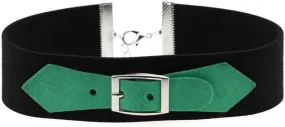 Adjustable Women Velvet Choker Necklace Handmade Costume Cosplay Nightclub Bohemian Buckle Neck Collar Choker