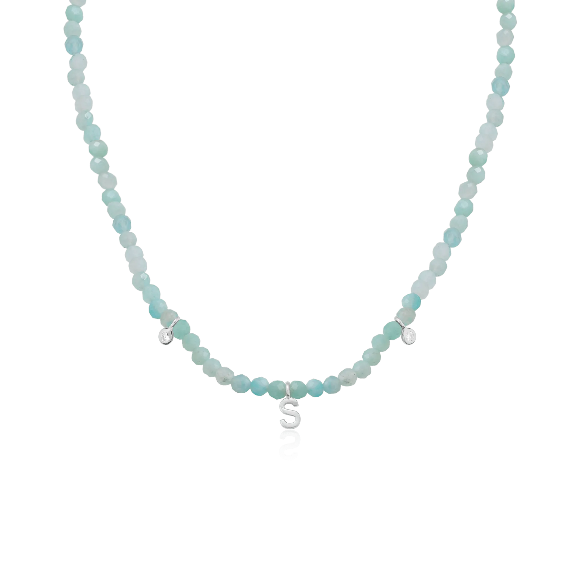 Alexis Necklace - 14K White Gold