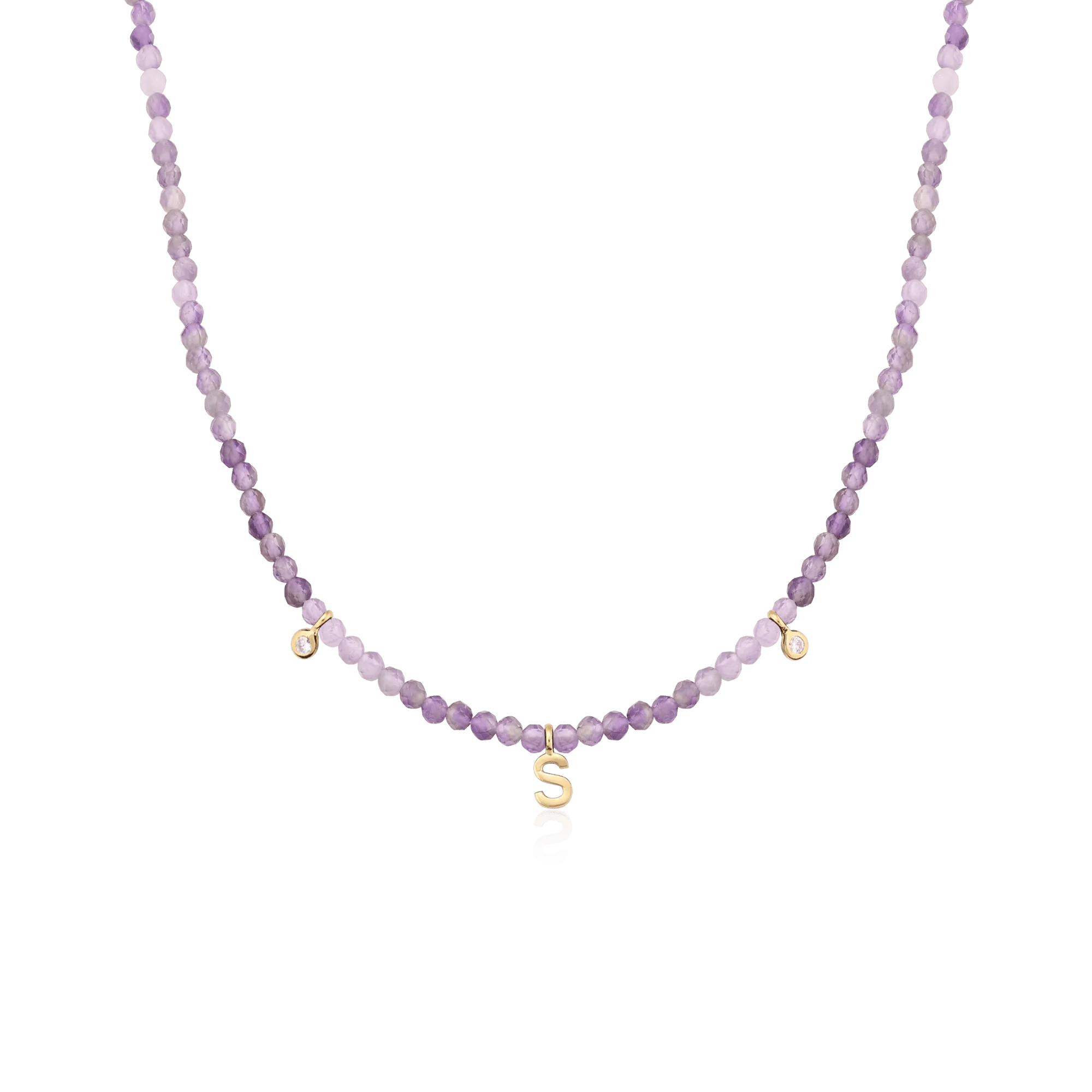Alexis Necklace - 14K White Gold