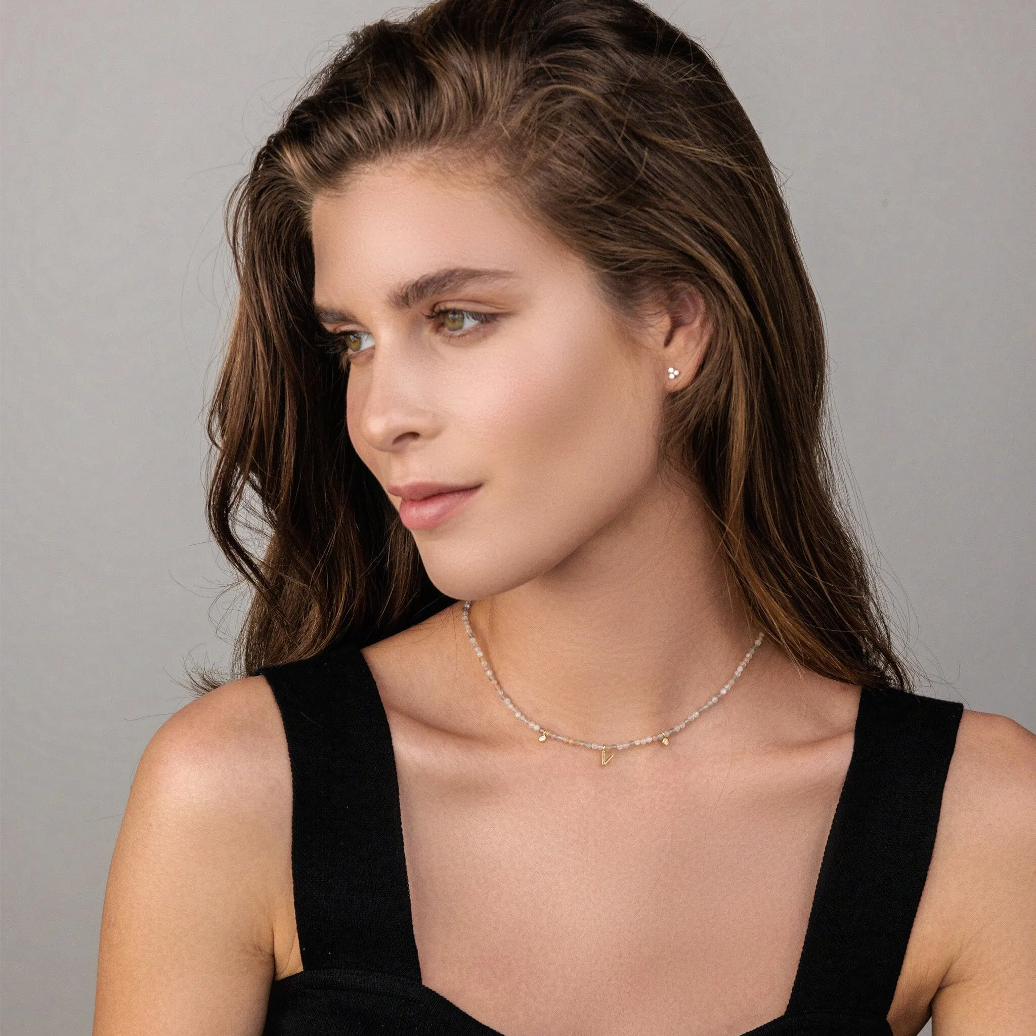 Alexis Necklace - 14K White Gold