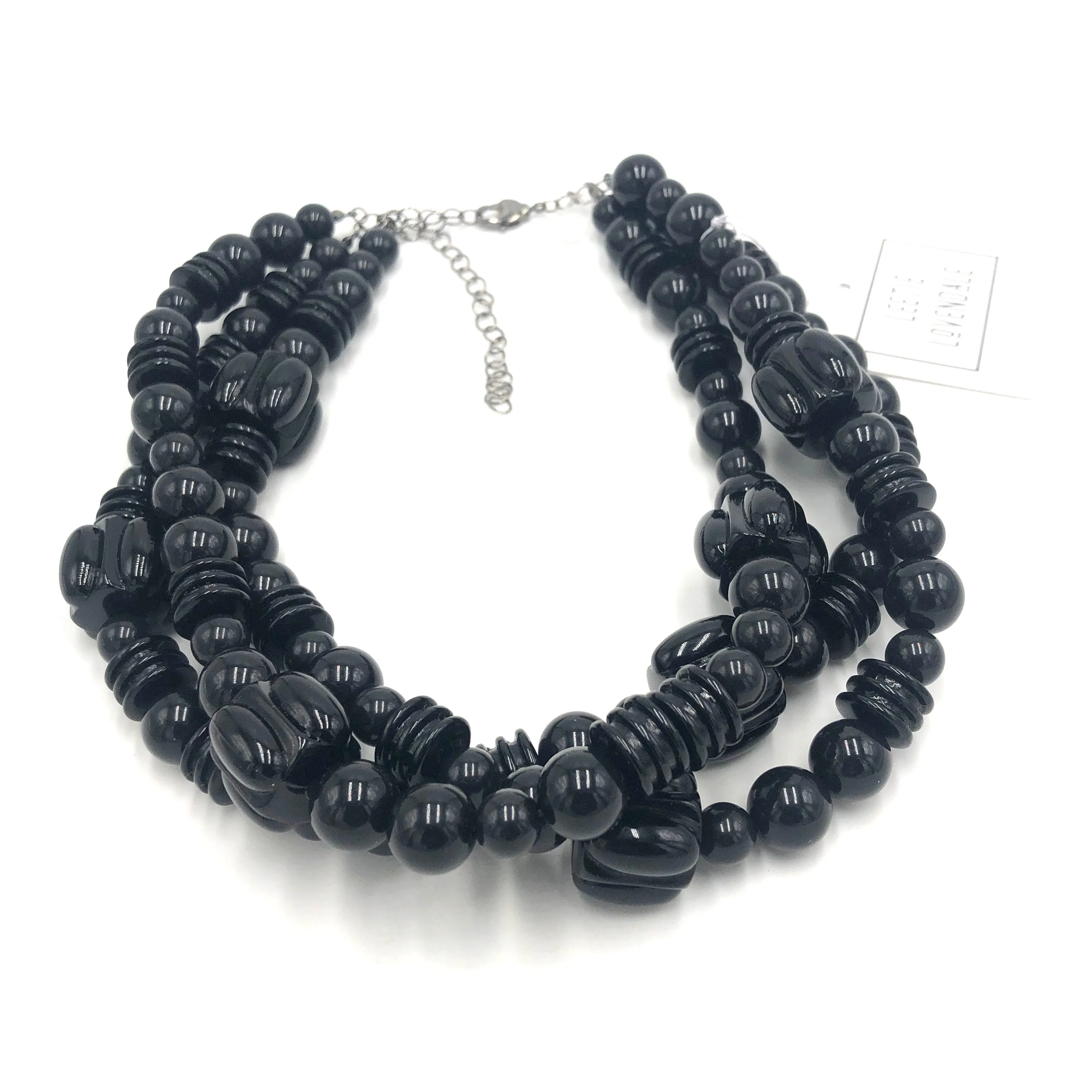 Black Mixed Morgan Necklace