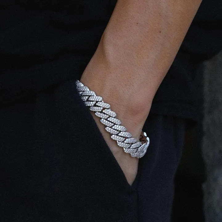 Bling Rhinestone Iced Out Bracelet- Rhinestone Hip Hop Bracelet