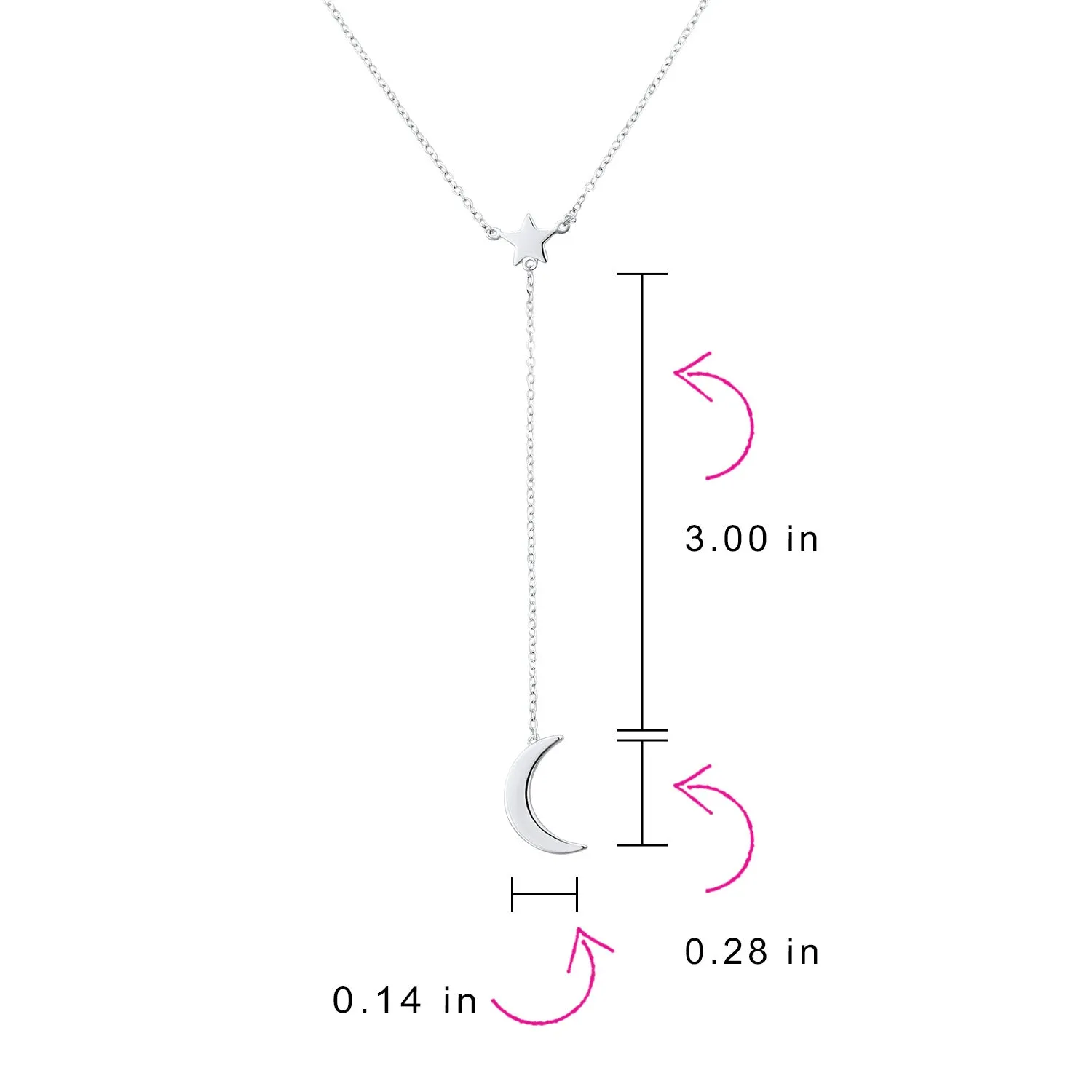 Celestial Jewelry Multi Star Earrings Bracelet Lariat Statement Necklace Silver