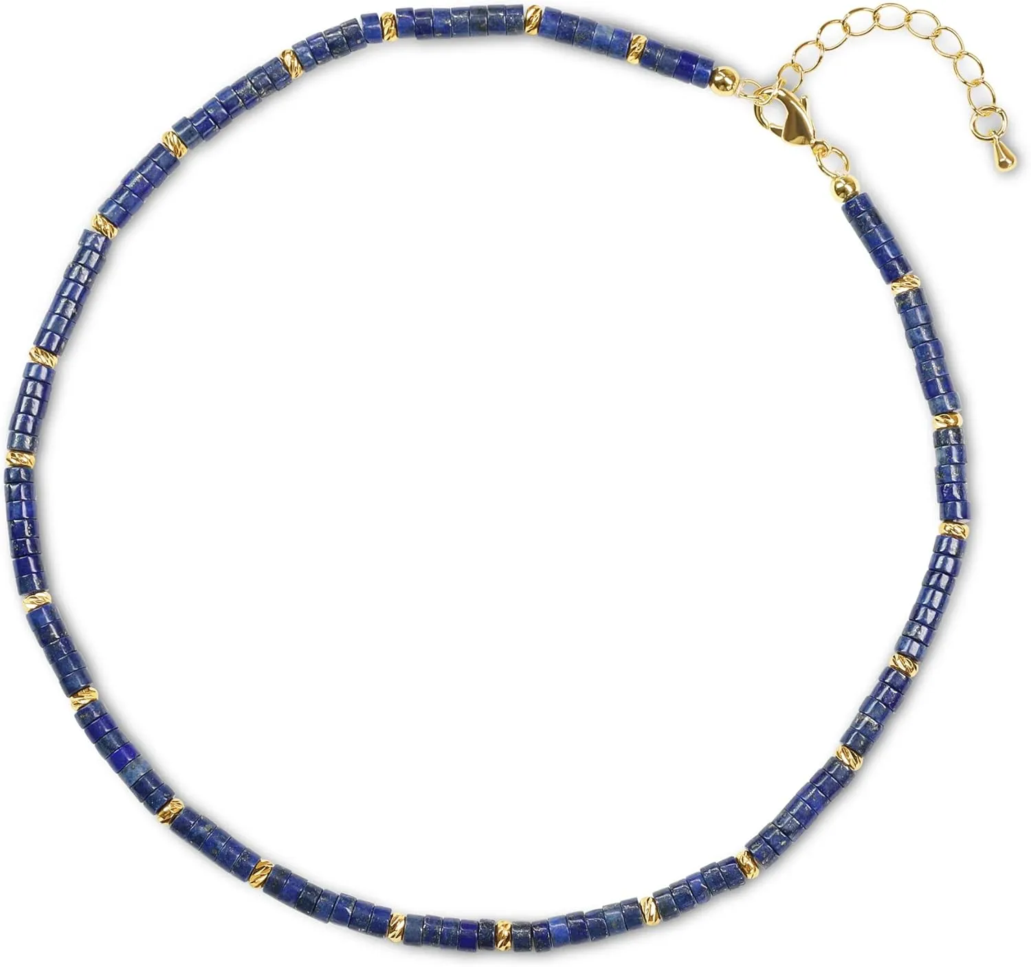 COAI Women's Heishi Stone Beaded Necklace Choker Necklace for Women