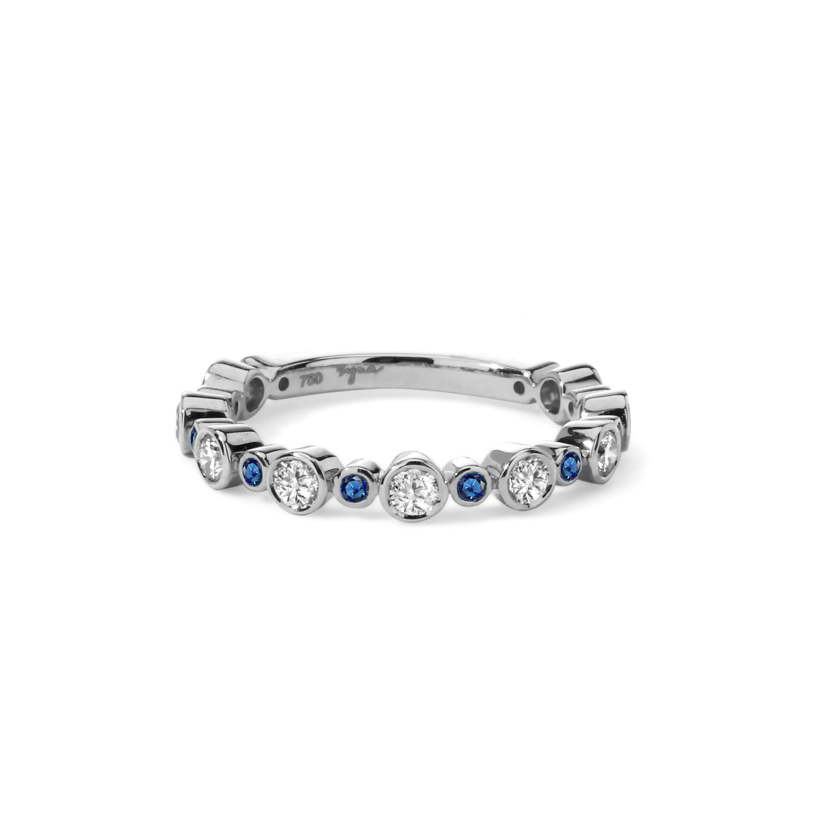 Diamond Bands with Precious Gemstones