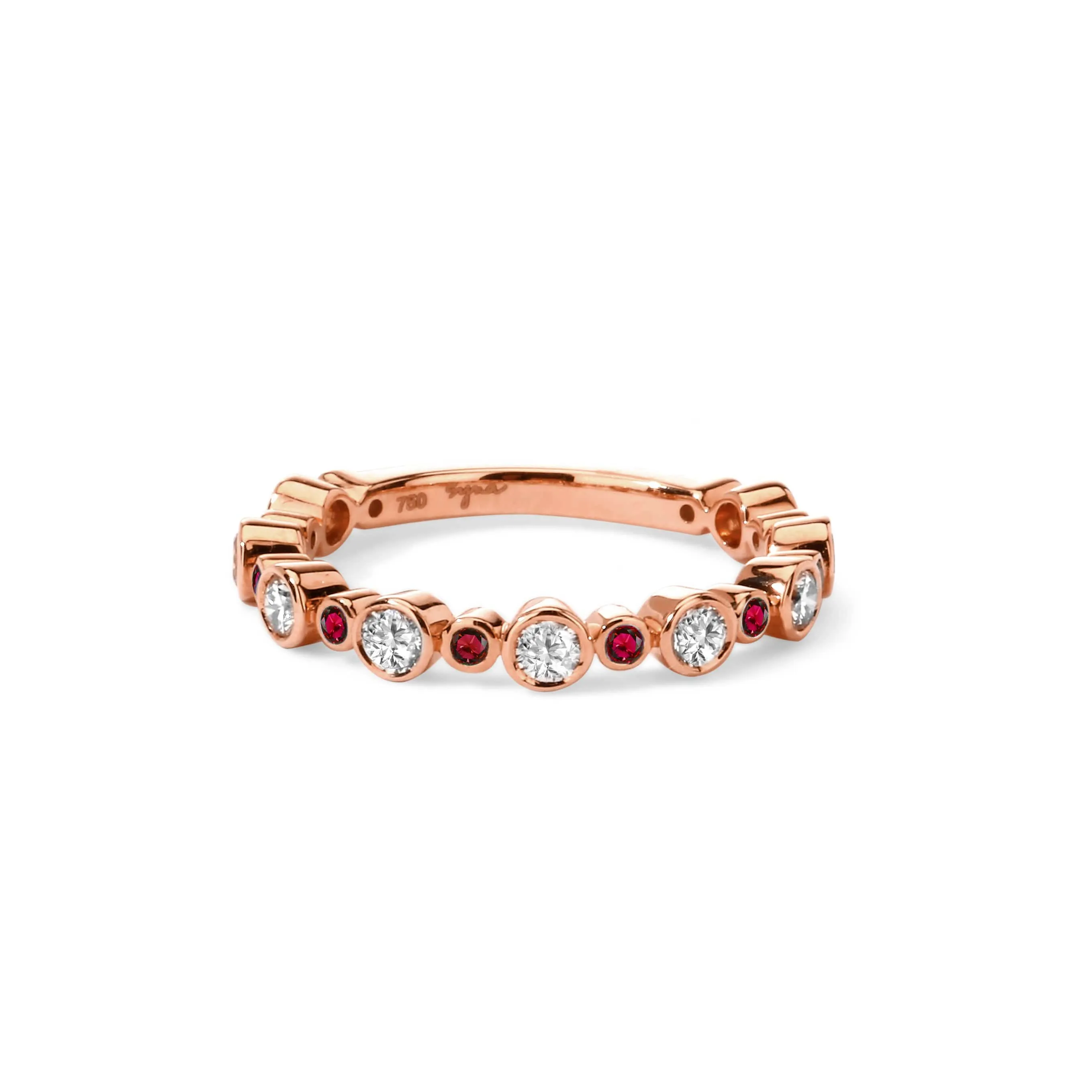 Diamond Bands with Precious Gemstones