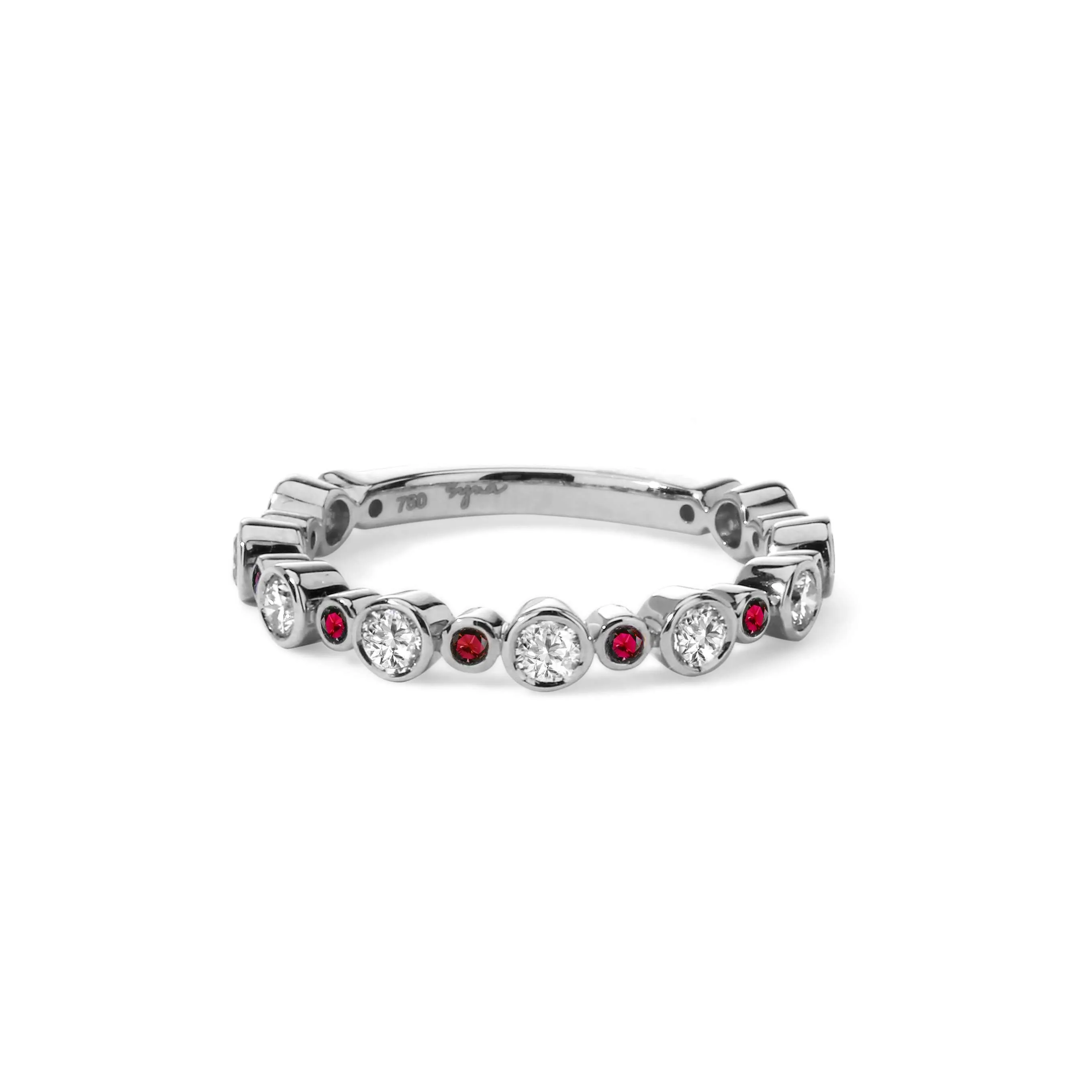 Diamond Bands with Precious Gemstones