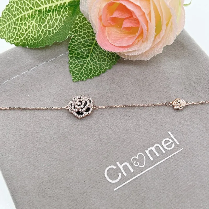 Flower Cubic Zirconia Bracelet