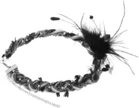 FRCOLOR Necklace for Women with Unique Flower Butterfly and Cross Pendants Soft Yarn and Choker for Daily Wear Gatherings and Dates Show Off Your Distinct Style