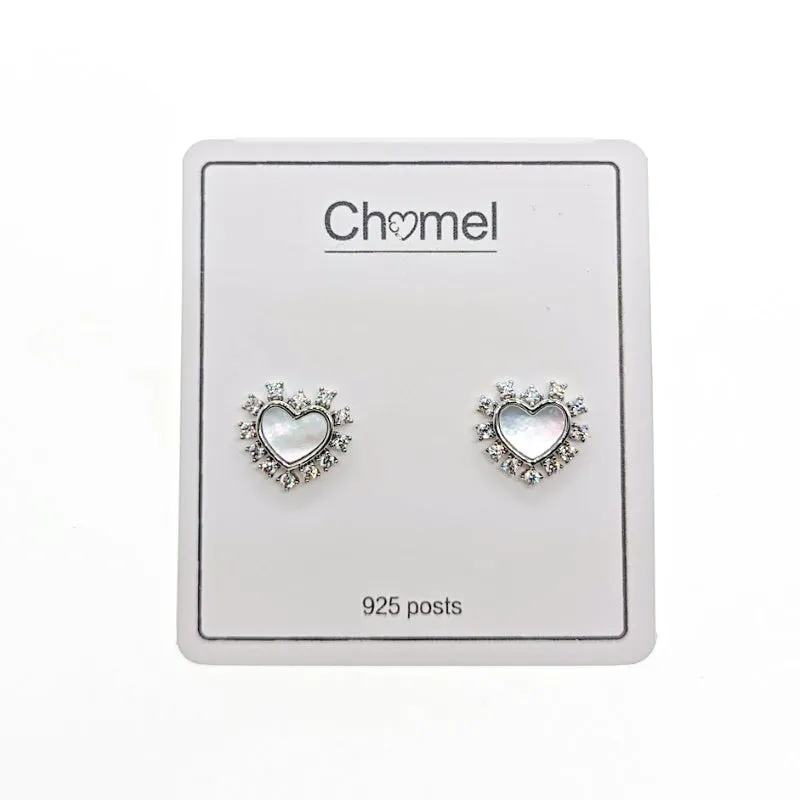 Heart Mother of Pearl Earrings