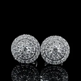 #LVNA2024 | Classic Round Lovebright Halo Diamond Earrings 14kt