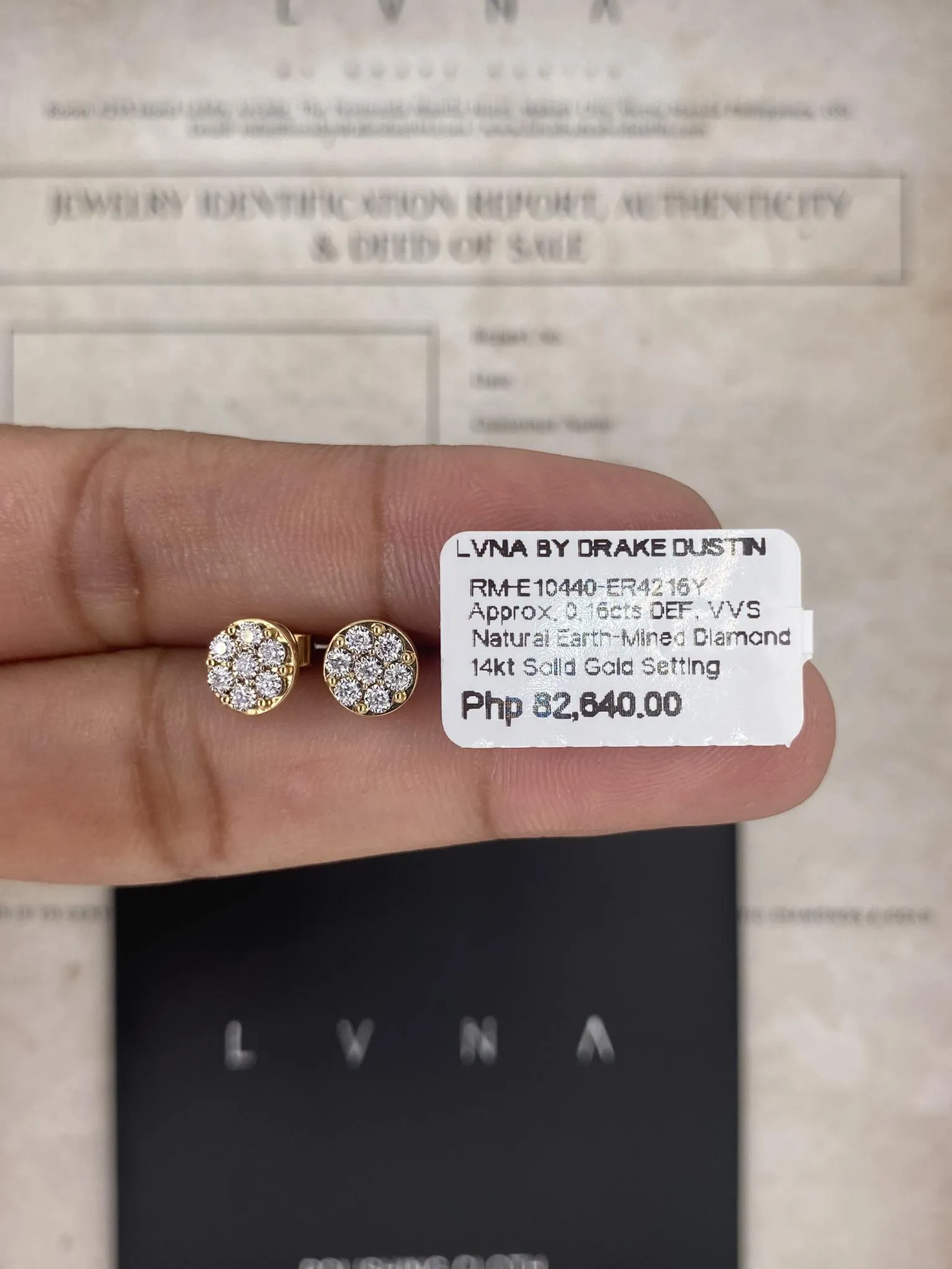 #LVNA2024 | Cookie Diamond Stud Earrings 14kt