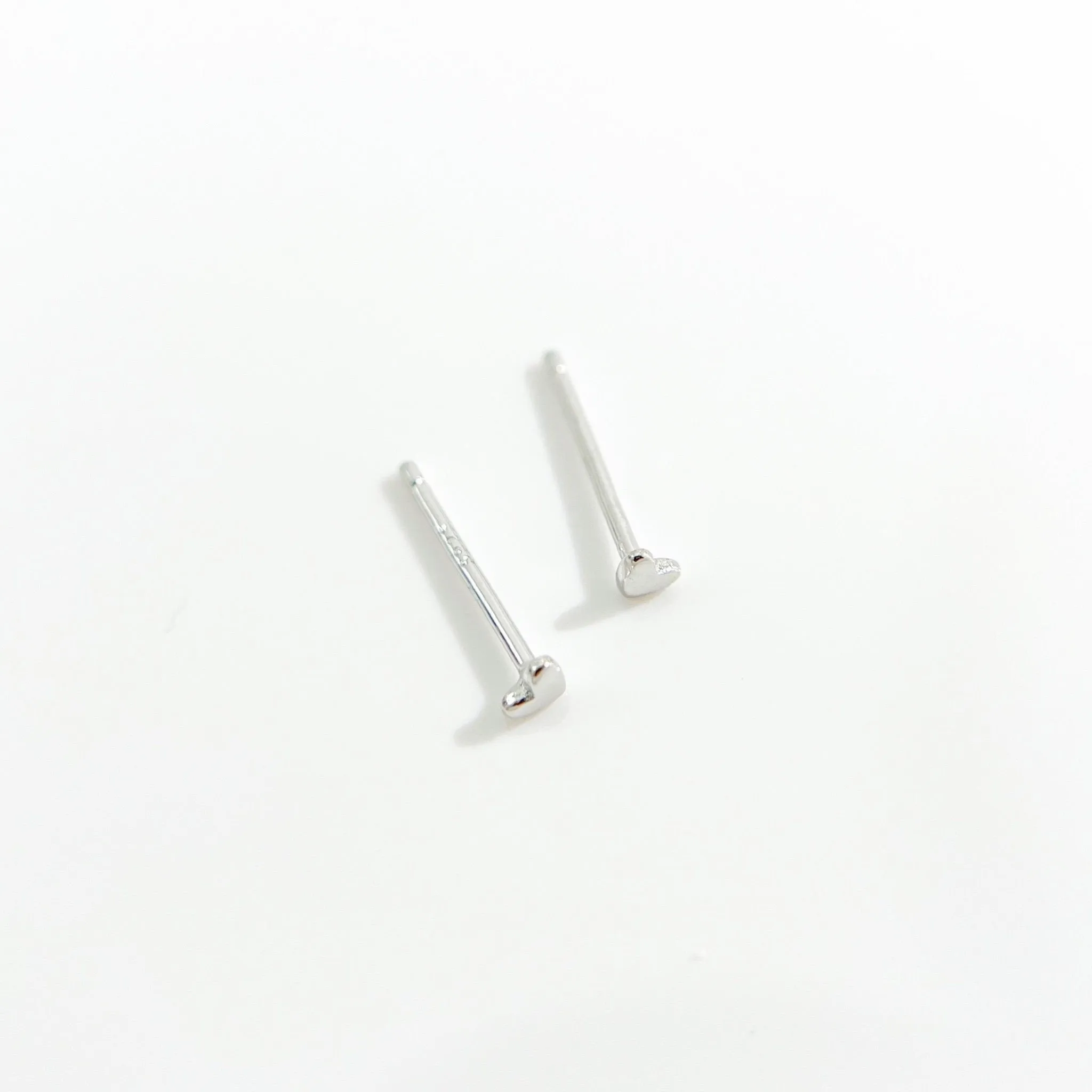 Micro Heart 2.0 Stud in Silver