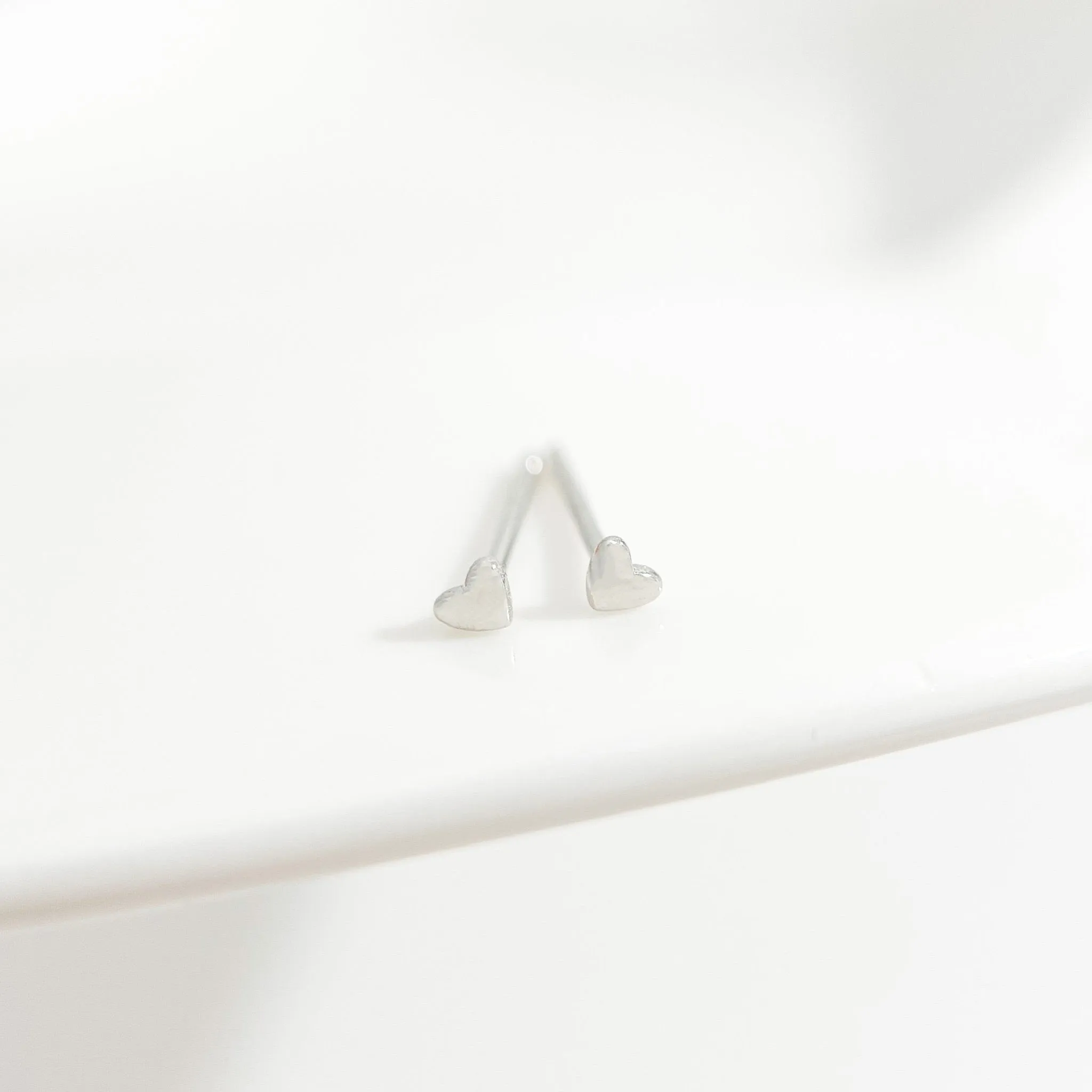 Micro Heart 2.0 Stud in Silver