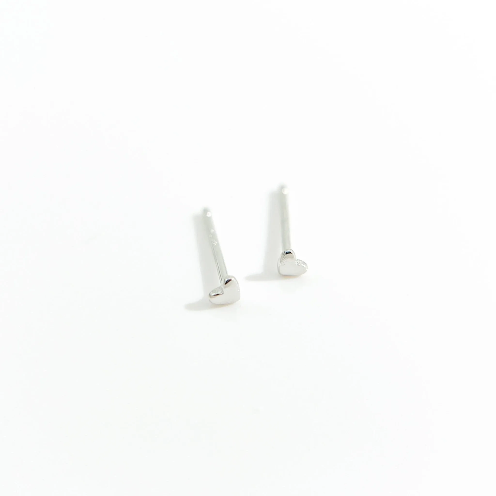 Micro Heart 2.0 Stud in Silver