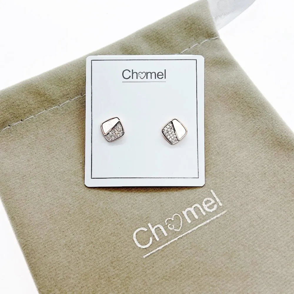 Mother of Pearl Stud Earrings