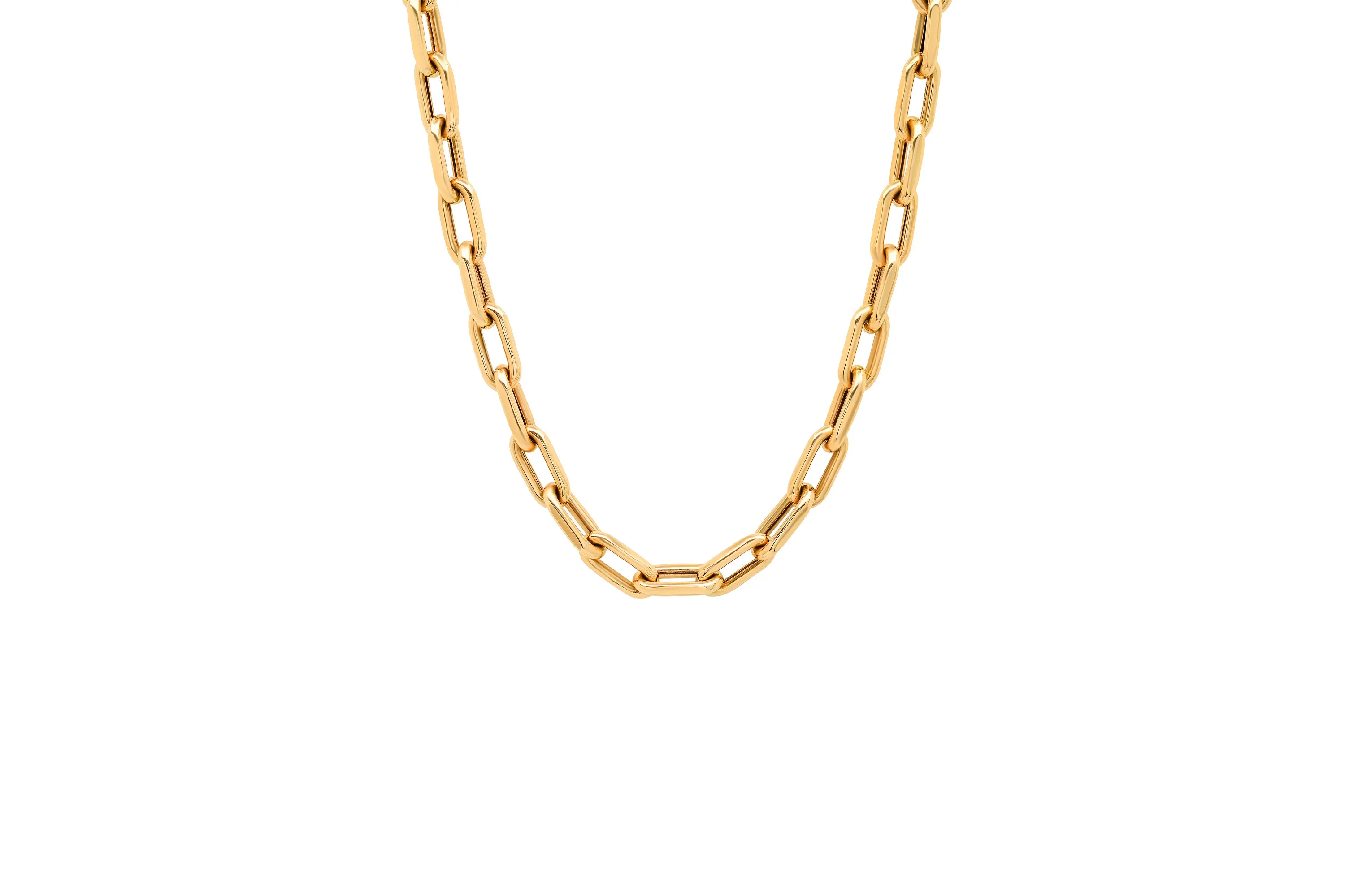 Stylish Open-Link Chain Necklace