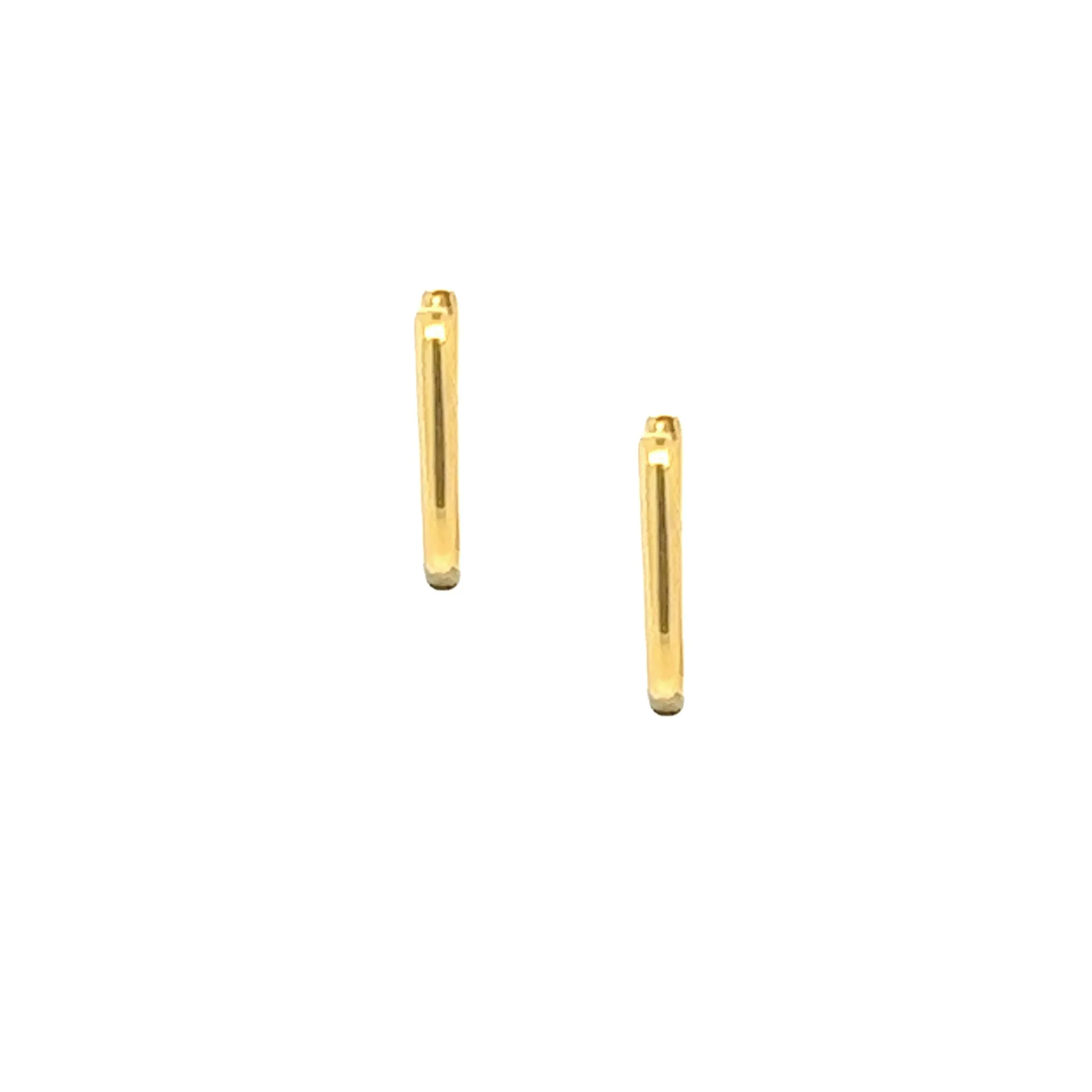 Paperclip Hoop Earrings