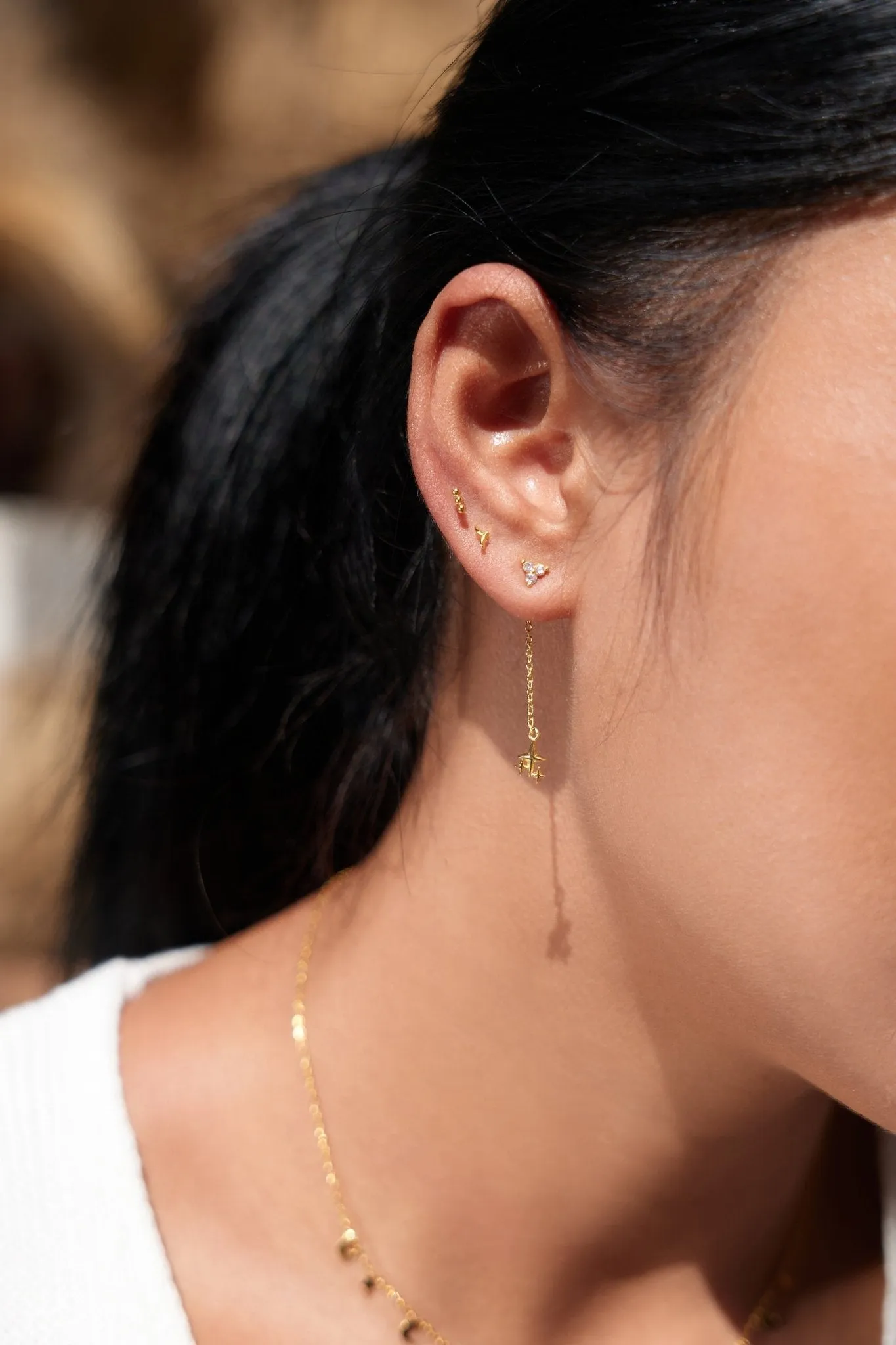 Pink Gem Twinkle Studs