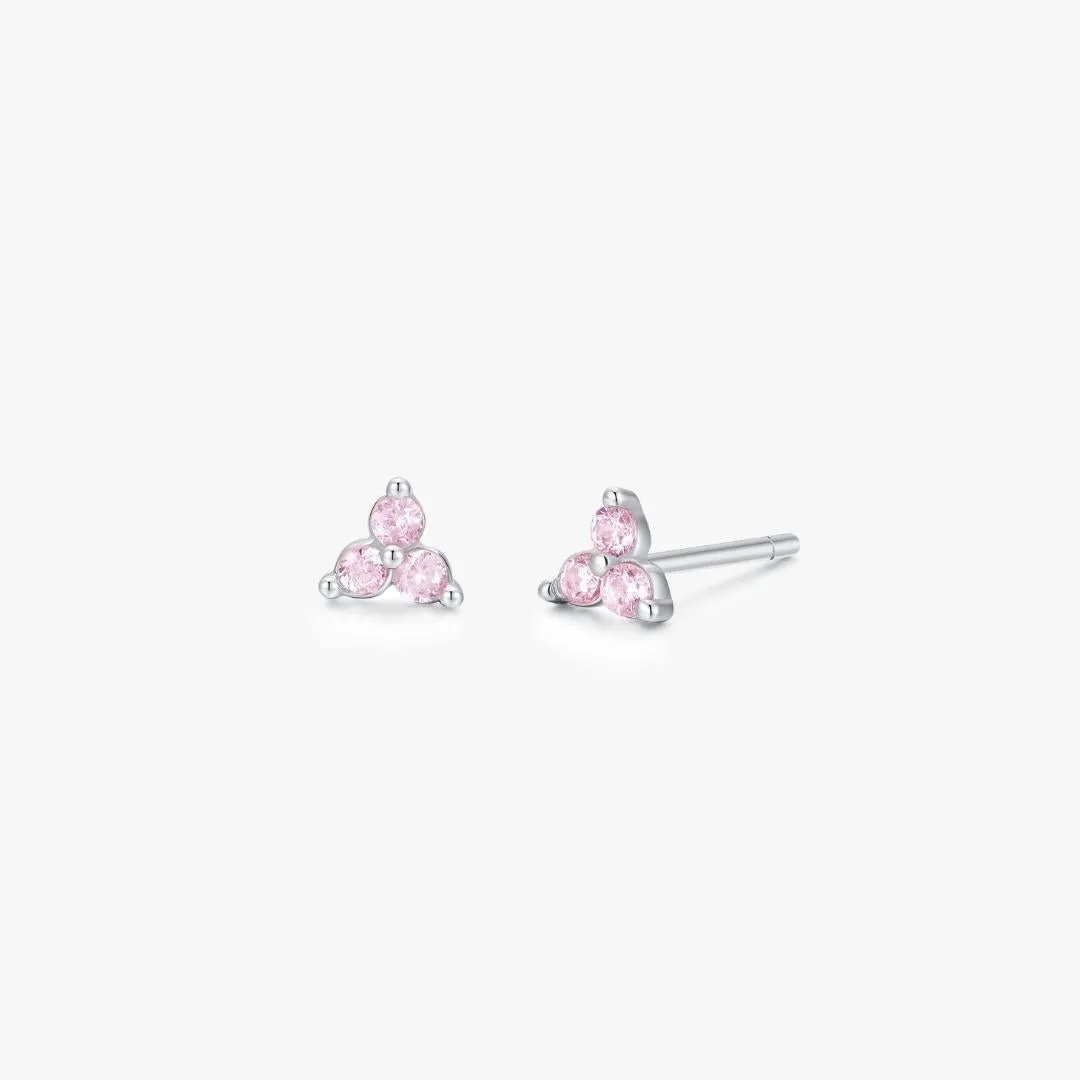 Pink Gem Twinkle Studs
