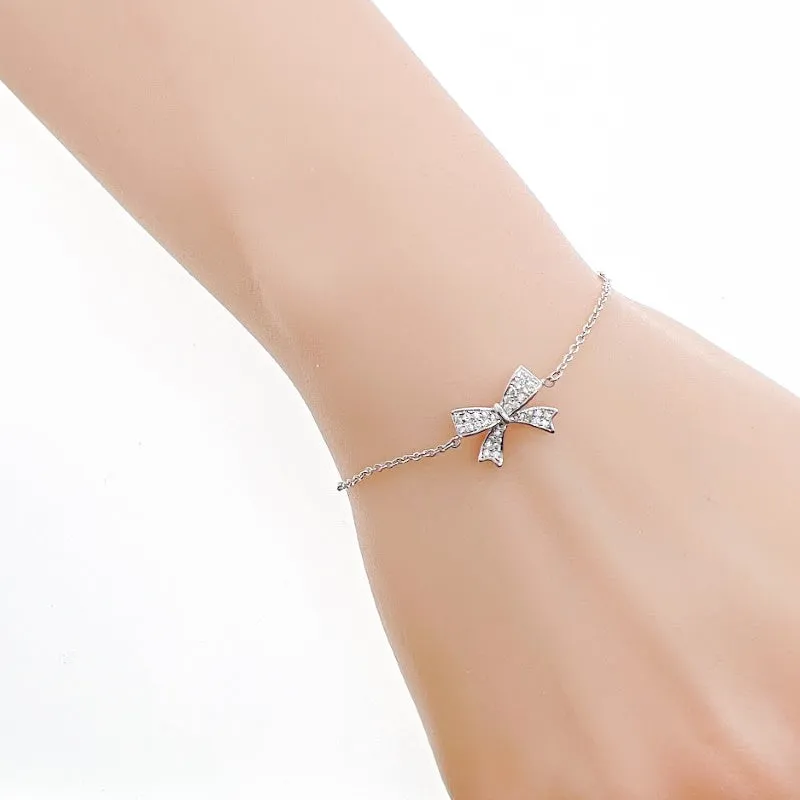 Ribbon Cubic Zirconia Bracelet