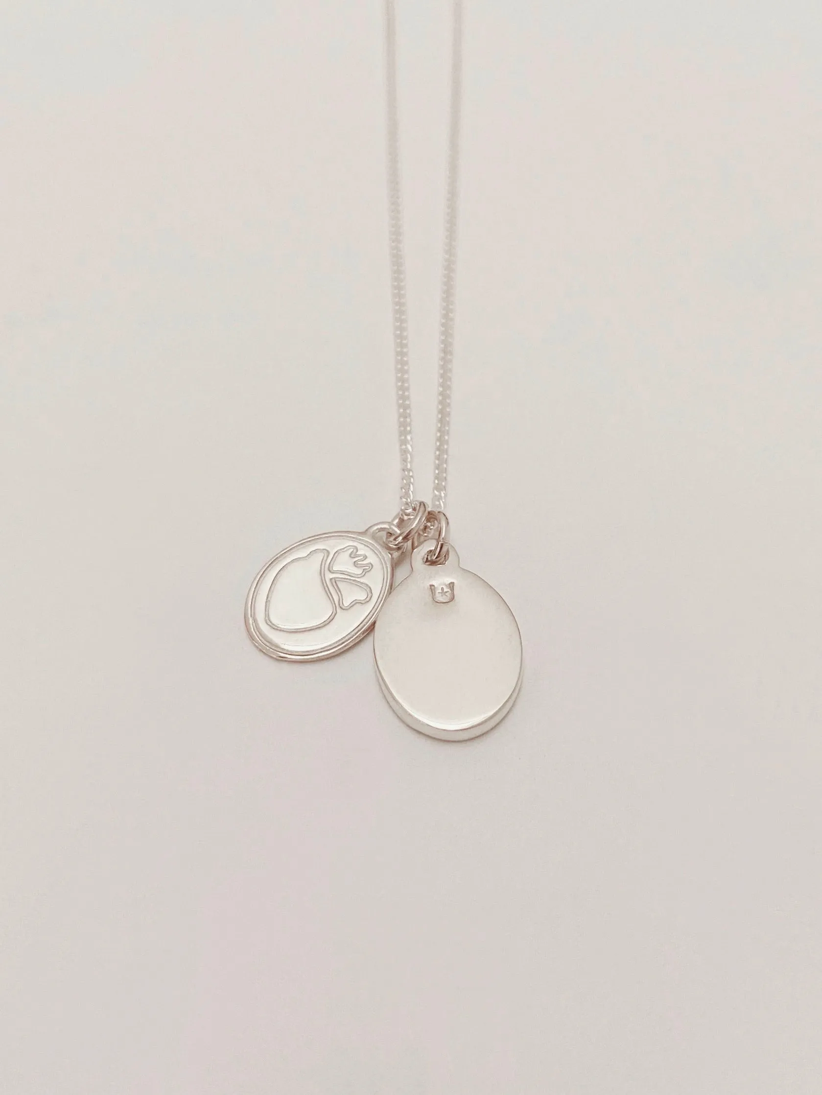 Small Enameled Heart Charm