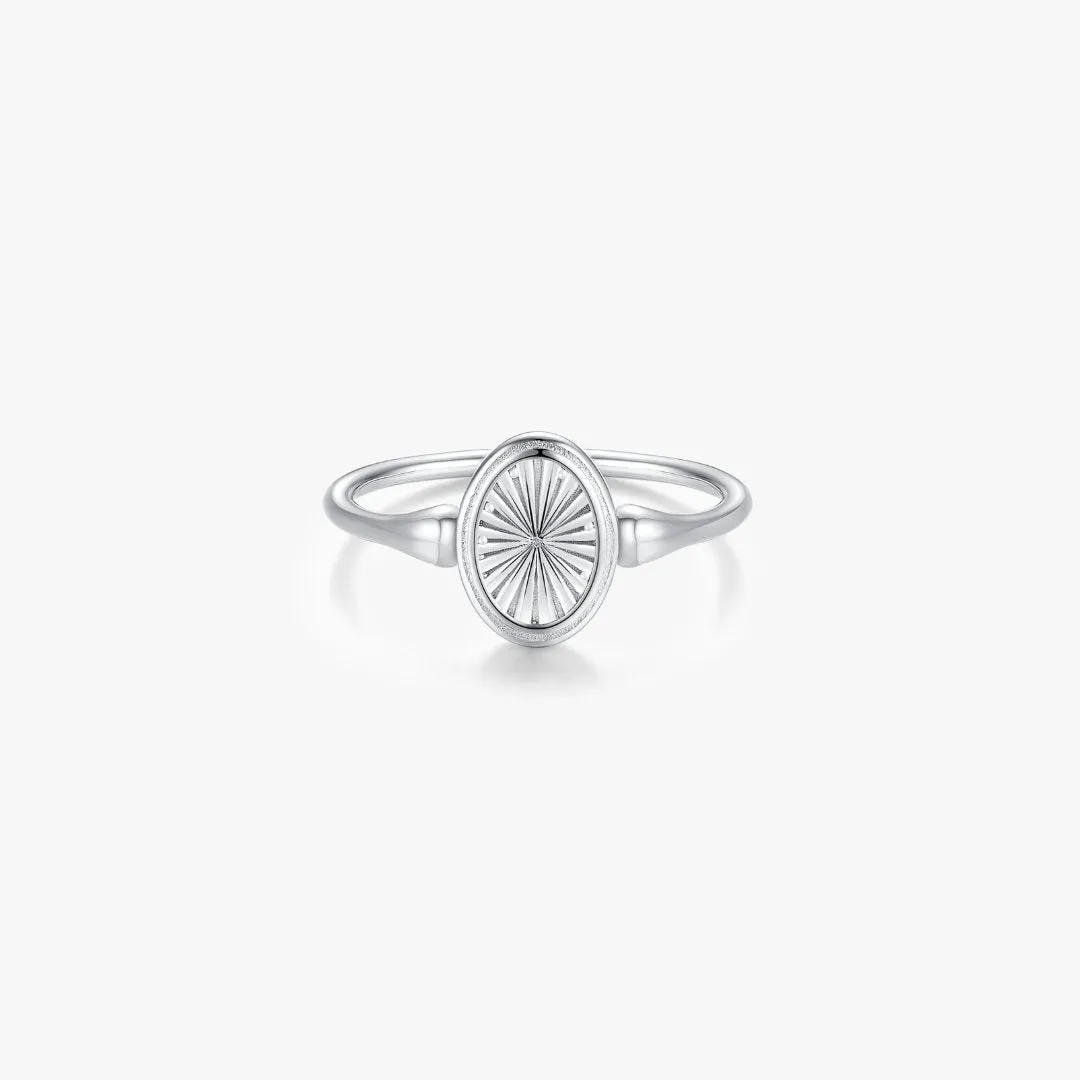 Sunburst Signet Ring (Greek Inspired Collection)