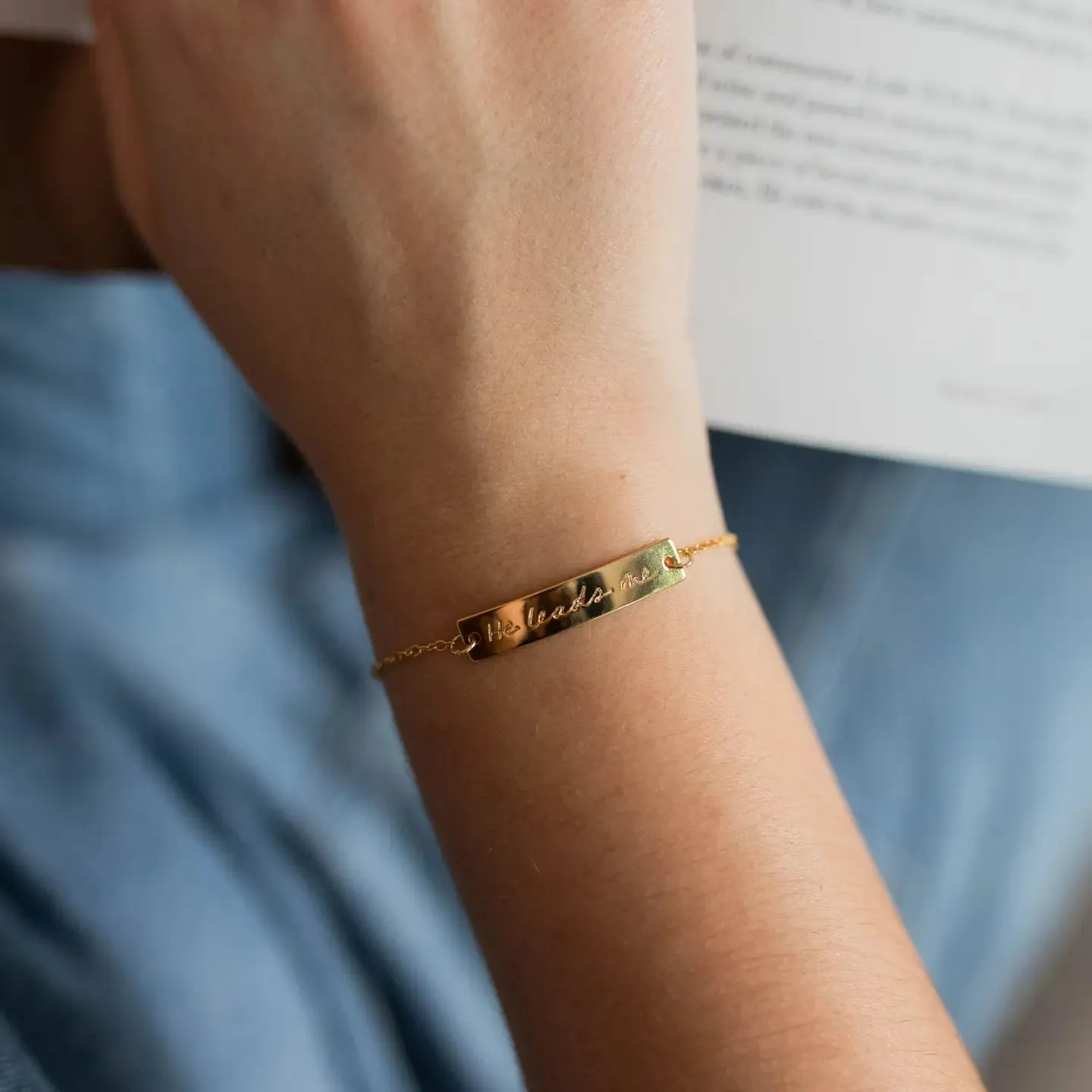 The He Leads Me Bracelet
