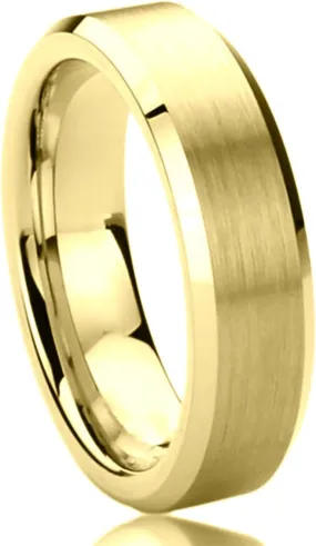 Titanium Wedding Band Ring for Men & Women Brushed Center Ring for Men & Woman