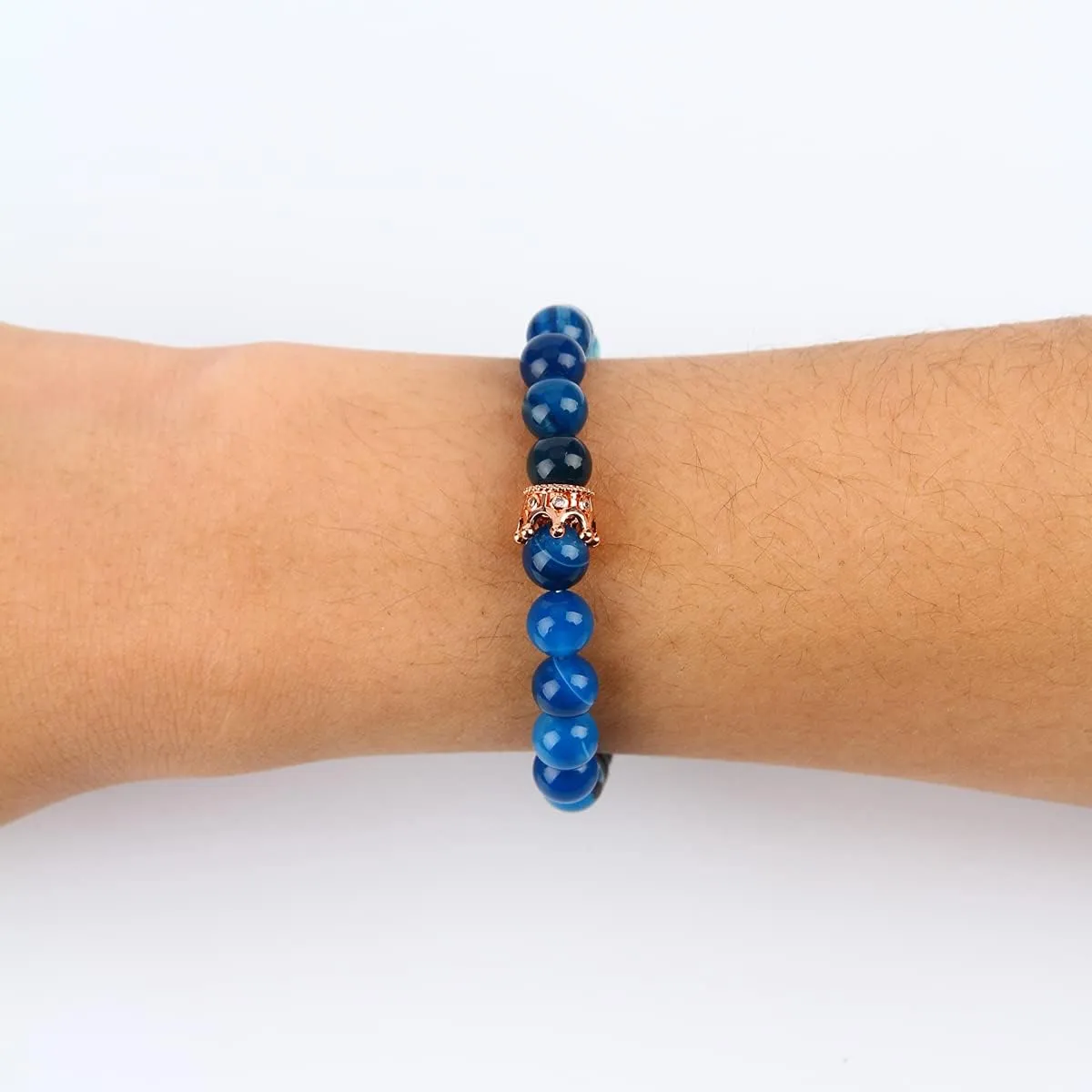Winas Couples Matching Bracelets- Kings and Queens Bracelets Magnetic Couples Bracelets Christmas Birthday Gifts for Girlfriend Boyfriend